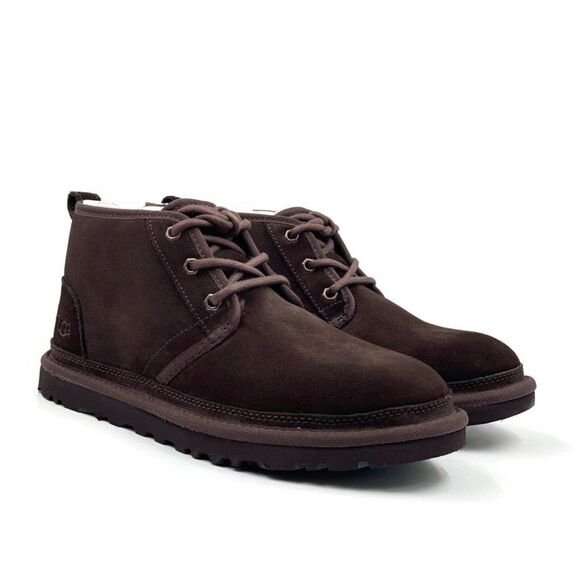 UGG Neumel Mens Casual Chukka Boot Dark Chocolate Brown Insulated Fashion Shoe main image 4